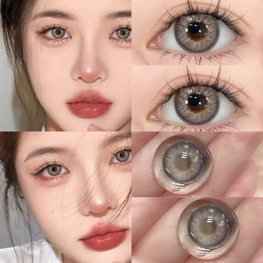 Lens cận (0~-6,00) kính áp tròng cận thị màu xám cho mắt to, 14.5mm, bảo hành 1 năm, giá 53.000₫ 10