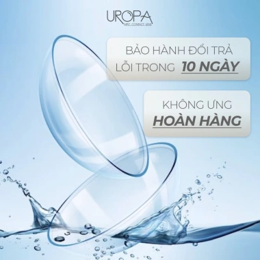 Lens cận trong suốt UROPA dùng hằng ngày, chống UV, cho mắt nhạy cảm, thời gian 6 tháng chỉ 125.000 VND 8