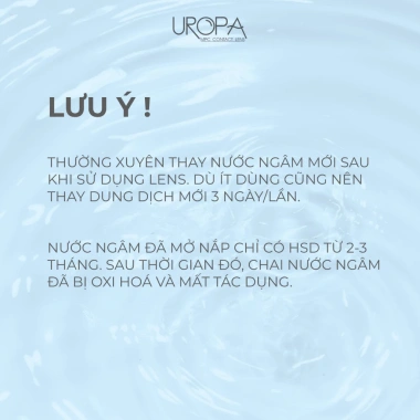 Lens cận trong suốt UROPA dùng hằng ngày, chống UV, cho mắt nhạy cảm, thời gian 6 tháng chỉ 125.000 VND 9