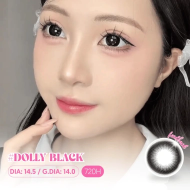 Lens Đen Silicone Hydrogel Eyesme Dolly Black Giãn Tròng Mắt To Tròn Búp Bê Giá 140k 3 Lens Đen Silicone Hydrogel Eyesme Dolly Black Giãn Tròng Mắt To Tròn Búp Bê Giá 140k 3