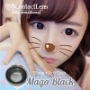 Lens Giãn 15mm Maga Black Đen Siêu Êm - Kính Áp Tròng Hàn Quốc Vassen Sexy Me 80k