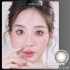 Lens mắt 716 Brown nâu rêu vân tia tự nhiên, viền nhám size vừa - 6 tháng LUNA EYES 75k 4
