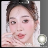Lens mắt 716 Brown nâu rêu vân tia tự nhiên, viền nhám size vừa - 6 tháng LUNA EYES 75k 6