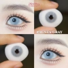 Lens mắt Agnes Gray màu xám trắng Halloween size TO - Babiee Hàn Quốc, 118.000₫, HSD 12 tháng 2