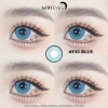 Lens mắt F35 Blue 6 tháng – Màu xanh sáng, viền nổi bật, size lớn, giá 75.000 LUNA EYES 2