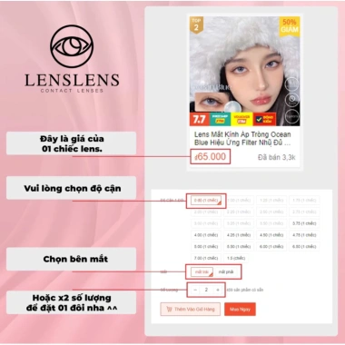 Lens mắt kính áp tròng xanh mắt mèo Cat Eyes - Giá chỉ 70.300₫, chất lượng T4-C1