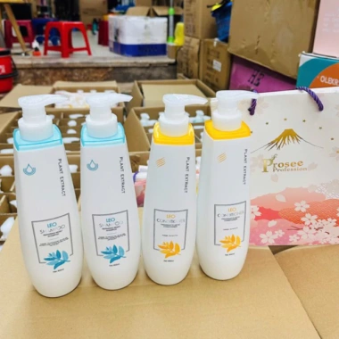 LEO PROSEE Bộ đôi Dầu Gội & Dầu Xả 800ml - Tóc hư tổn mềm mượt, chăm sóc khô xơ