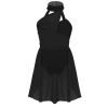 Leotard Nyeemya 6-16 Trẻ Em Bé Gái Không Tay Ruched Voan Bodice Lồng Lưng - Đầm Múa Ba Lê Giá 415.800₫ 3