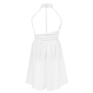 Leotard Nyeemya 6-16 Trẻ Em Bé Gái Không Tay Ruched Voan Bodice Lồng Lưng - Đầm Múa Ba Lê Giá 415.800₫ 6