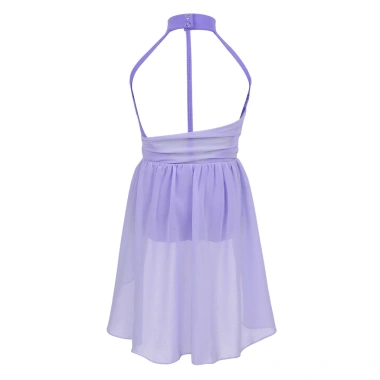 Leotard Nyeemya 6-16 Trẻ Em Bé Gái Không Tay Ruched Voan Bodice Lồng Lưng - Đầm Múa Ba Lê Giá 415.800₫ 9