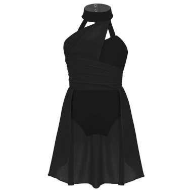 Leotard Nyeemya 6-16 Trẻ Em Bé Gái Không Tay Ruched Voan Bodice Lồng Lưng - Đầm Múa Ba Lê Giá 415.800₫ 10