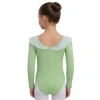 Leotard trẻ em bé gái dài tay lưới xù cổ ba lê, cổ tròn bấm nút đáy - Giá chỉ 419.040₫, giảm tới 124.712₫ 8