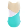 Leotard Trẻ Em Bé Gái Không Tay Lưới Chắp Vá - Kim Cương Giả Đính Đá - Áo Liền Quần Múa Ba Lê Trượt Băng 7