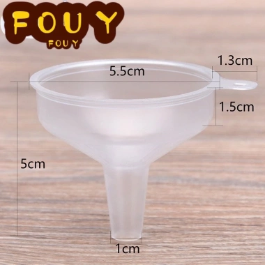 Lequ mua 2 tặng 3 phễu nhựa trong suốt mini đổ tinh dầu chai nước hoa - dụng cụ nhà bếp 3