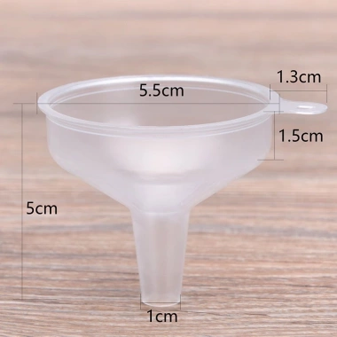 Lequ mua 2 tặng 3 phễu nhựa trong suốt mini đổ tinh dầu chai nước hoa - dụng cụ nhà bếp 9