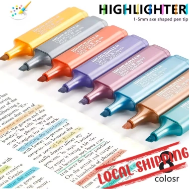 Letit Combo 8 Bút Highlight Dạ Quang Nhiều Màu – Bắt Sáng, Lanh, Giá 23.900₫ 2