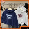 LeTong Áo Rời Bé Trai Mũ Trùm Đầu Lông Cừu Dày Thời Trang Giá 170k - Phong Cách Mới Dạo Phố