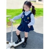 LeTong Bé Gái Preppy Đầm Vest JK Ba Mảnh Thỏ Cảnh Sát Giá Ưu Đãi 309.366₫ 3