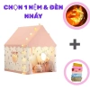 Lều Công Chúa Trẻ Em Trong Nhà - Combo Nệm êm Ái và Đèn LED, Giá chỉ 358.000đ 5