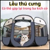 Lều thú cưng gập lại hình bát giác lớn chống nước, cũi mèo và hàng rào 128k
