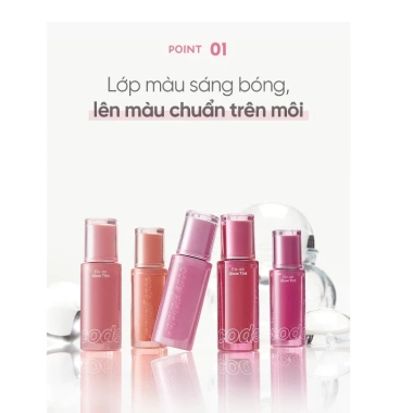 LG Makeup VN Son bóng căng mọng Glokolor Fix‑on Glow Tint 4.2g - Bền màu, bóng lâu, giá ưu đãi 255k 8