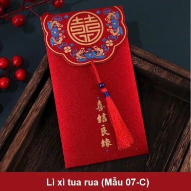 Lì Xì Đỏ Mừng Cưới - Lixi Bê Tráp Ăn Hỏi Nạp Tài, Giá 45.000đ, Quà Ngày Cưới và Tết 4