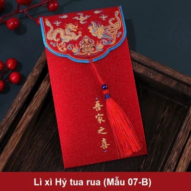 Lì Xì Đỏ Mừng Cưới - Lixi Bê Tráp Ăn Hỏi Nạp Tài, Giá 45.000đ, Quà Ngày Cưới và Tết 6