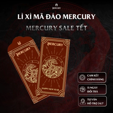 Lì xì Mã Đáo Mercury Tết Bính Ngọ 2.026 - Quà tặng Tết, Lì xì giá 50.000 VNĐ