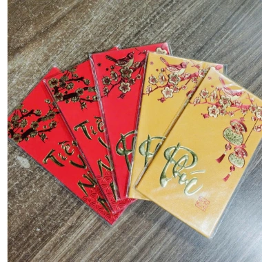 Lì xì Tết 2.026 30c chữ Tết đỏ may mắn, mẫu mới thanh lịch - giá chỉ 15.000đ 8
