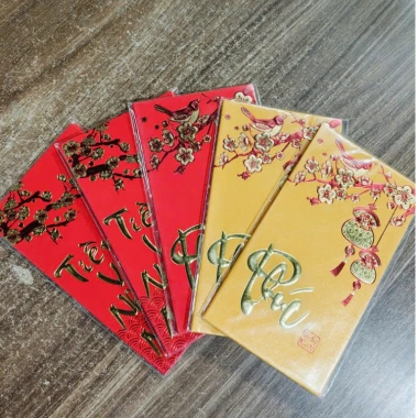Lì xì Tết 2.026 30c chữ Tết đỏ may mắn, mẫu mới thanh lịch - giá chỉ 15.000đ 9