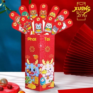 Lì xì Tết Combo Bao Lì Xì Rút Quẻ Trend 2.026 - Giá chỉ 9.500 VND 9