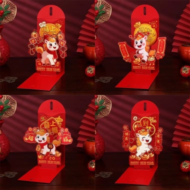 Lì Xì Tết Mã Đáo Thành Công Pop-up Hình Ngựa 2.026 9x17cm Đựng 500k Giá 16.000