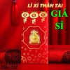Lì xì thần tài đỏ mạ vàng - May mắn tài lộc, quà Tết 2.025 giá 5.830₫ 6