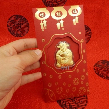 Lì Xì Thần Tài Mạ Vàng 24K - Bao Lì Xì May Mắn, Rước Tài Lộc chỉ 9.999 đồng 6 Lì Xì Thần Tài Mạ Vàng 24K - Bao Lì Xì May Mắn, Rước Tài Lộc chỉ 9.999 đồng 6