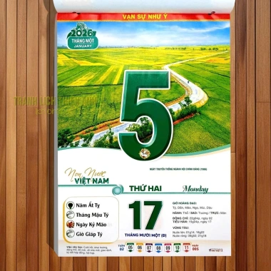 Lịch 2.026 Bloc Phong Cảnh Siêu Nét – Các size 20x30, 17x24, 14.5x20.5, 13x19 – Giá 39.000₫