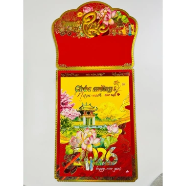 Lịch 2.026 Lịch Tết Bloc KC 35x50 cm Tranh Vẽ Tay Hà Nội Phố Giảm giá 750k