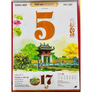 Lịch 2.026 Lịch Tết Bloc KC 35x50 cm Tranh Vẽ Tay Hà Nội Phố Giảm giá 750k 8 Lịch 2.026 Lịch Tết Bloc KC 35x50 cm Tranh Vẽ Tay Hà Nội Phố Giảm giá 750k 8