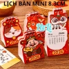 Lịch 2.026 mini 5.8x8.5cm có ghi chú thiết kế tinh tế giảm giá 20% chỉ 16.000đ