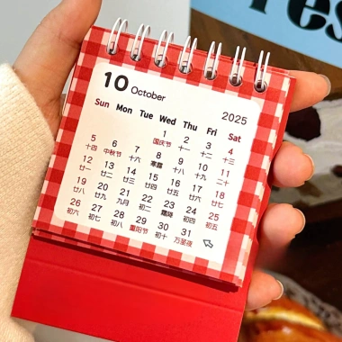 Lịch 2.026 S33 mini để bàn - Thiết kế dễ thương, ghi chú công việc, chỉ 14.000₫