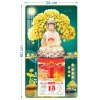 Lịch 2.026 Treo Tường Phật Quan Âm và Bloc A6 14.5x20.5cm - Giá Ưu Đãi 139k 8