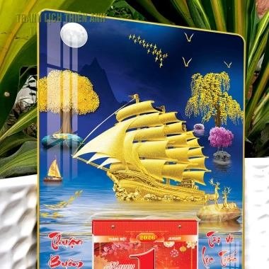 Lịch 2.026 Treo Tường Thuận Buồm Xuôi Gió - Bloc 14.5x20.5cm - Giá Ưu Đãi 139.000₫ 4