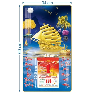 Lịch 2.026 Treo Tường Thuận Buồm Xuôi Gió - Bloc 14.5x20.5cm - Giá Ưu Đãi 139.000₫ 7