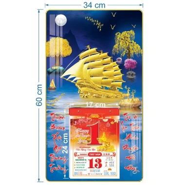 Lịch 2.026 Treo Tường Thuận Buồm Xuôi Gió - Bloc 14.5x20.5cm - Giá Ưu Đãi 139.000₫ 8
