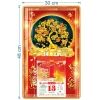 Lịch 2.026 treo tường tráng gương Cây Phát Tài kèm bloc 14.5x20.5cm - Giá chỉ 105.000 VNĐ 6