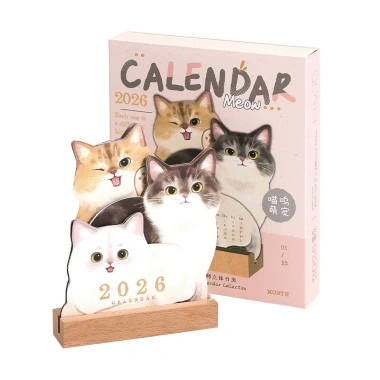 Lịch 3D Để Bàn Little Pet Series – Đồ Trang Trí Đa Năng, Chó Mèo, Giá 118.800₫ 5
