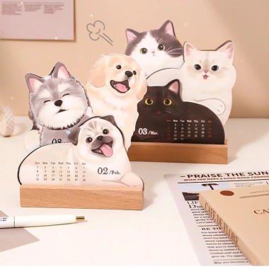 Lịch 3D Để Bàn Little Pet Series – Đồ Trang Trí Đa Năng, Chó Mèo, Giá 118.800₫ 9