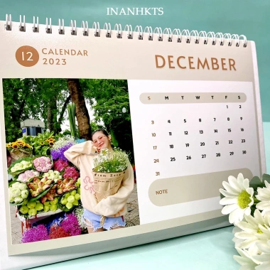 Lịch ảnh để bàn in thiết kế tùy chỉnh - Quà tặng yêu thương, trang trí bàn làm việc, giá ưu đãi 174.840 VND