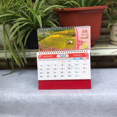 Lịch Bàn Chữ M 2.026 24x16cm Có Lịch Âm Mẫu Ngẫu Nhiên - Nowship Giá chỉ 50.000 đồng 7