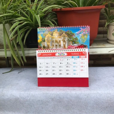 Lịch Bàn Chữ M 2.026 24x16cm Có Lịch Âm Mẫu Ngẫu Nhiên - Nowship Giá chỉ 50.000 đồng 8
