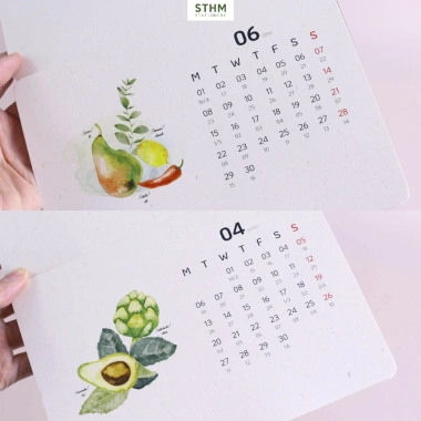 Lịch bàn đế gỗ 2.026 - Tranh vẽ độc quyền, giấy mỹ thuật 220gsm, lịch âm dương, giá ưu đãi 59.000₫ 5